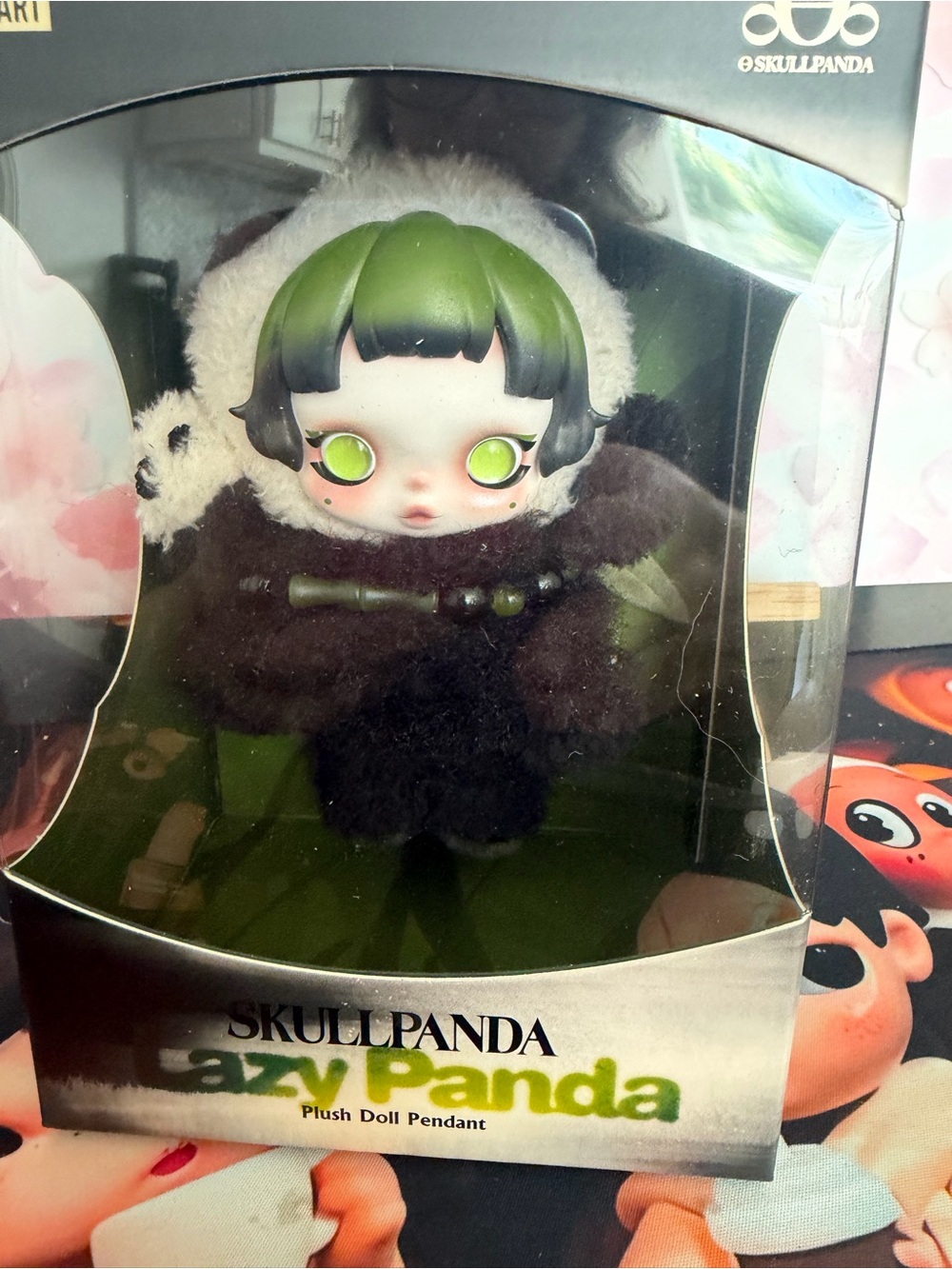 Lazy Panda Plush Doll Pendant - POP MART EXCLUSIVE : NEW